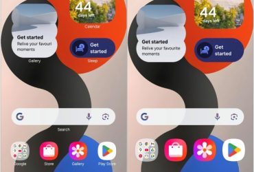 Ohje: Miten piilottaa sovelluksen ja widgetien nimikyltit Samsung One UI 7:ssä.
