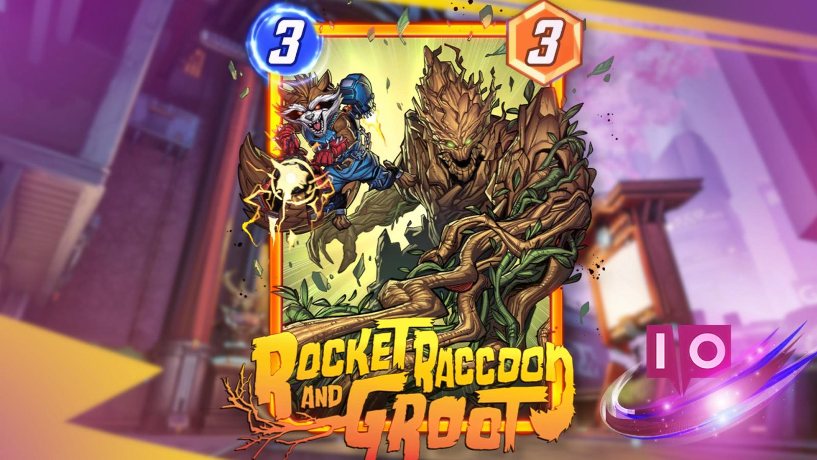 Ylin Raketti Raccoon ja Groot -pakat Marvel Snap -pelissä