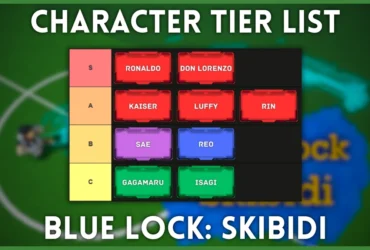 Blue Lock Skibidi -hahmojen tasoluettelo: Rankings & Insights!