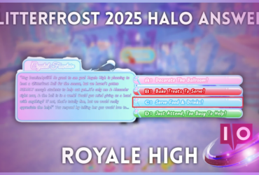 Royale High Glitterfrost 2025 Halo Answers: Wave 2 Guide